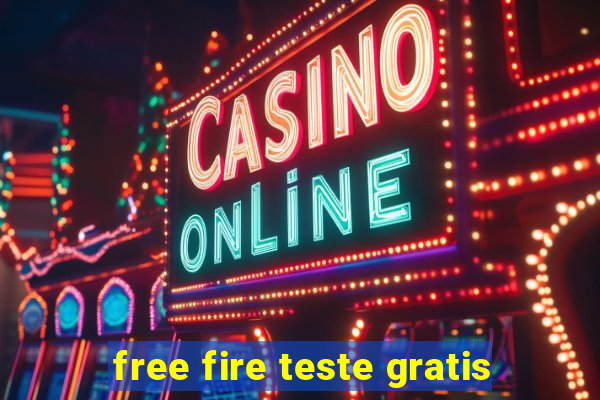 free fire teste gratis